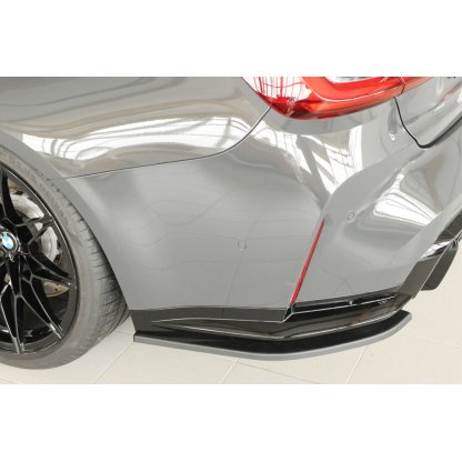 Rieger spoiler pod zadní nárazník na levé straně pro BMW Řada 3 G80 M3 CS G34MKS sedan r.v. 01/23-, plast ABS bez povrchové úpravy