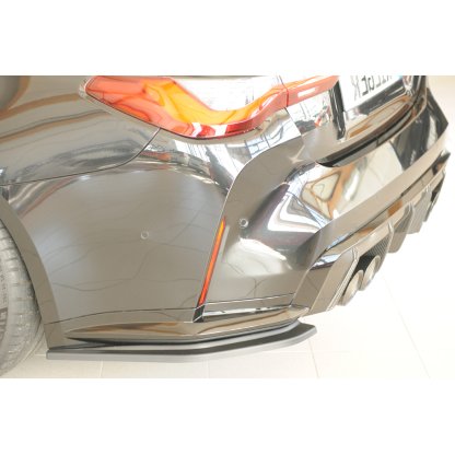 Rieger spoiler pod zadní nárazník na levé straně pro BMW řada 4 G83 M4 kabriolet r.v. 06/21-, plast ABS bez povrchové úpravy