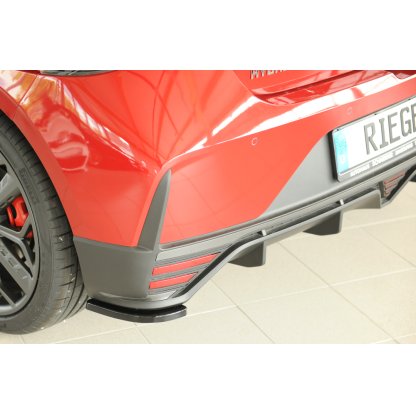 Rieger spoiler pod zadní nárazník na levé straně pro Hyundai i20 N BC3 5-dvéř. (hatchback) r.v. 04/21-, plast ABS lakovaný do černé lesklé barvy