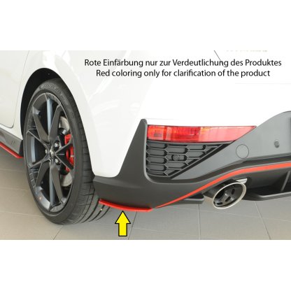 Rieger spoiler pod zadní nárazník na levé straně pro Hyundai i30 N-Performance PDE 5-dvéř. (hatchback) r.v. 05/21-, plast ABS bez povrchové úpravy