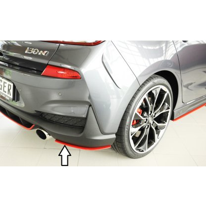 Rieger spoiler pod zadní nárazník na levé straně pro Hyundai i30 N-Performance PDE 5-dvéř. (hatchback) r.v. 07/17-, plast ABS bez povrchové úpravy
