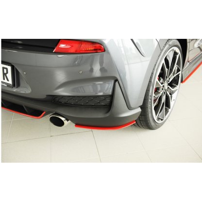 Rieger spoiler pod zadní nárazník na levé straně pro Hyundai i30 N-Performance PDE 5-dvéř. (hatchback) r.v. 07/17-, plast ABS bez povrchové úpravy