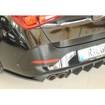 Rieger spoiler pod zadní nárazník na levé straně pro Seat Leon KL 5-dvéř. (ST/sportstourer) r.v. 09/20-, plast ABS bez povrchové úpravy