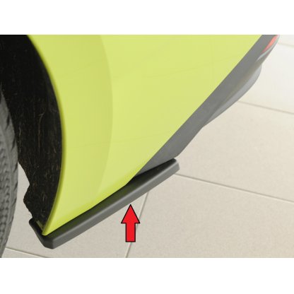 Rieger spoiler pod zadní nárazník na levé straně pro Škoda Enyaq iV RS SUV (5AZ) r.v. 07/21-, plast ABS bez povrchové úpravy
