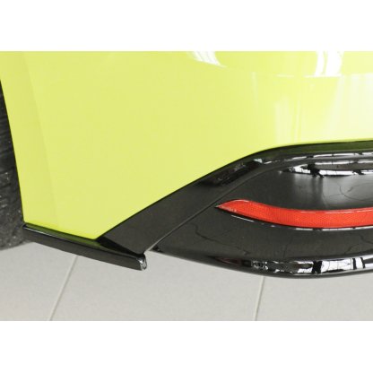 Rieger spoiler pod zadní nárazník na levé straně pro Škoda Enyaq iV RS SUV (5AZ) r.v. 07/21-, plast ABS lakovaný do černé lesklé barvy