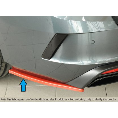 Rieger spoiler pod zadní nárazník na levé straně pro Škoda Octavia RS NX combi r.v. 07/20-, plast ABS bez povrchové úpravy