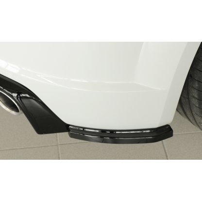 Rieger spoiler pod zadní nárazník na pravé straně pro Audi TT 8J-FV, 8S roadster r.v. 09/18-, plast ABS lakovaný do černé lesklé barvy