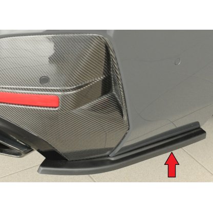 Rieger spoiler pod zadní nárazník na pravé straně pro BMW i4 G26 G4C gran coupe (5-dvéř.) r.v. 11/21-, plast ABS bez povrchové úpravy