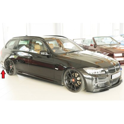 Rieger spoiler pod zadní nárazník na pravé straně pro BMW řada 3 E91 touring r.v. 09/08-, plast ABS bez povrchové úpravy