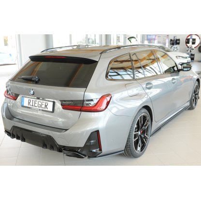 Rieger spoiler pod zadní nárazník na pravé straně pro BMW řada 3 G21 touring r.v. 07/22-, plast ABS bez povrchové úpravy