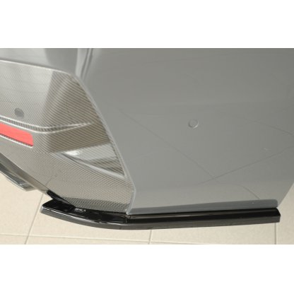 Rieger spoiler pod zadní nárazník na pravé straně pro BMW řada 4 G26 gran coupe (5-dvéř.) r.v. 07/20-, plast ABS lakovaný do černé lesklé barvy