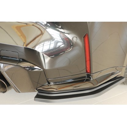 Rieger spoiler pod zadní nárazník na pravé straně pro BMW řada 4 G83 M4 kabriolet r.v. 06/21-, plast ABS bez povrchové úpravy