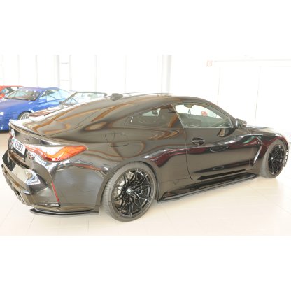 Rieger spoiler pod zadní nárazník na pravé straně pro BMW řada 4 G83 M4 kabriolet r.v. 06/21-, plast ABS bez povrchové úpravy