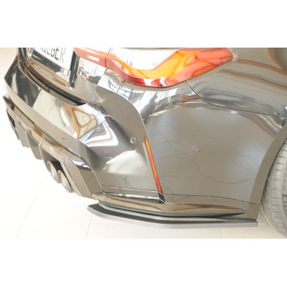 Rieger spoiler pod zadní nárazník na pravé straně pro BMW řada 4 G83 M4 kabriolet r.v. 06/21-, plast ABS bez povrchové úpravy