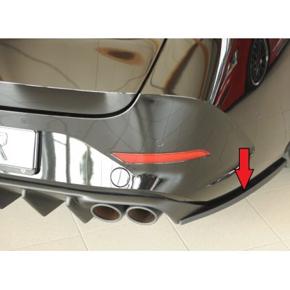 Rieger spoiler pod zadní nárazník na pravé straně pro Cupra Leon KL 5-dvéř. (ST/sportstourer) r.v. 09/20-, plast ABS bez povrchové úpravy