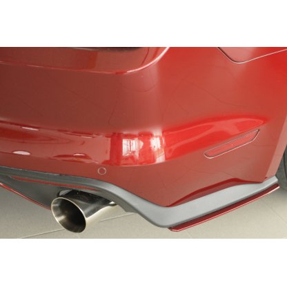 Rieger spoiler pod zadní nárazník na pravé straně pro Ford Mustang 6 LAE kabriolet, kupé před faceliftem r.v. 11/14-07/17, plast ABS bez povrchové úpravy