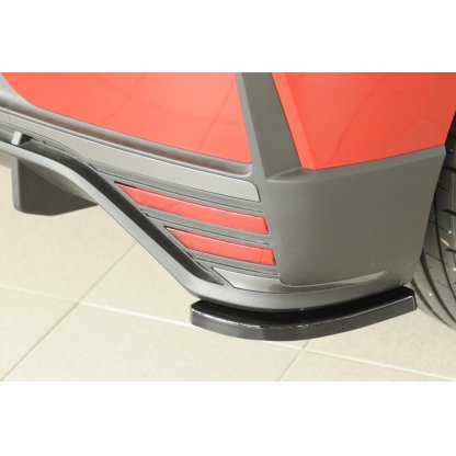 Rieger spoiler pod zadní nárazník na pravé straně pro Hyundai i20 N BC3 5-dvéř. (hatchback) r.v. 04/21-, plast ABS lakovaný do černé lesklé barvy