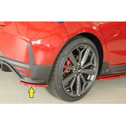 Rieger spoiler pod zadní nárazník na pravé straně pro Hyundai i20 N-Performance BC3 5-dvéř. (hatchback) r.v. 04/21-, plast ABS bez povrchové úpravy