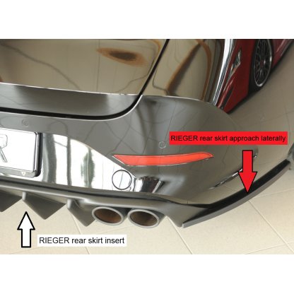 Rieger spoiler pod zadní nárazník na pravé straně pro Seat Leon KL 5-dvéř. (ST/sportstourer) r.v. 09/20-, plast ABS bez povrchové úpravy