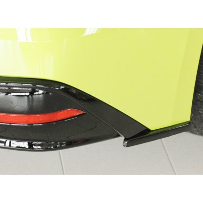 Rieger spoiler pod zadní nárazník na pravé straně pro Škoda Enyaq iV RS SUV (5AZ) r.v. 07/21-, plast ABS lakovaný do černé lesklé barvy