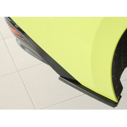 Rieger spoiler pod zadní nárazník na pravé straně pro Škoda Enyaq iV RS SUV (5AZ) r.v. 07/21-, plast ABS lakovaný do černé lesklé barvy
