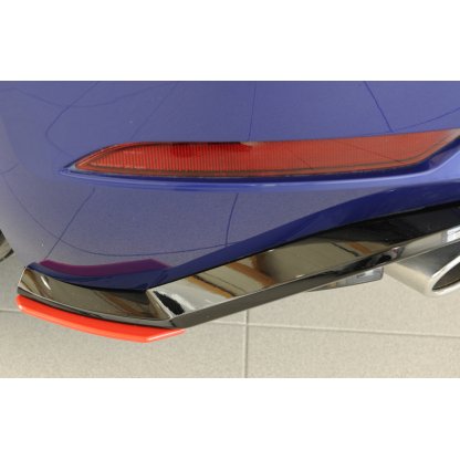 Rieger spoiler pod zadní nárazník na pravé straně pro Volkswagen Golf 7 GTI, R, R-Line 3-dvéř., 5-dvéř. vč. faceliftu r.v. 02/17-, 04/13-12/16, plast ABS bez povrchové úpravy