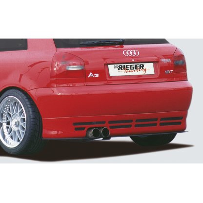 Rieger spoiler pod zadní nárazník pro Audi A3 8L 3-dvéř., 5-dvéř., plast ABS bez povrchové úpravy