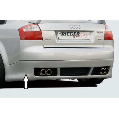 Rieger spoiler pod zadní nárazník pro Audi A4 8E sedan r.v. 11/00-10/04, plast ABS bez povrchové úpravy