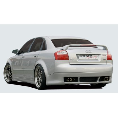 Rieger spoiler pod zadní nárazník pro Audi A4 8E sedan r.v. 11/00-10/04, plast ABS bez povrchové úpravy
