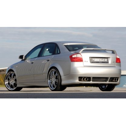 Rieger spoiler pod zadní nárazník pro Audi A4 8E sedan r.v. 11/00-10/04, plast ABS bez povrchové úpravy