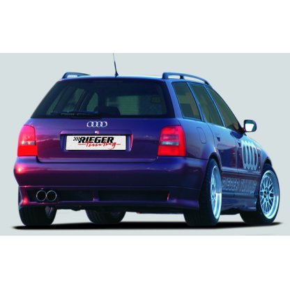 Rieger spoiler pod zadní nárazník pro Audi A4 B5 avant, sedan r.v. 11/94-98, plast ABS bez povrchové úpravy, r.v. 11.1994-1998