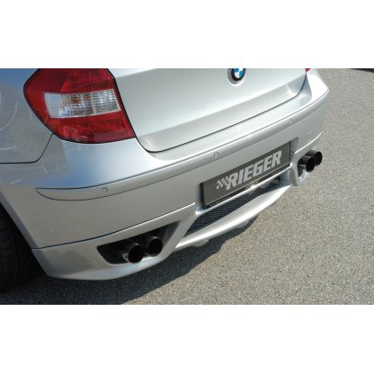 Rieger spoiler pod zadní nárazník pro BMW řada 1 E87 4-dvéř., sedan před faceliftem r.v. 09/04-03/07, plast ABS bez povrchové úpravy