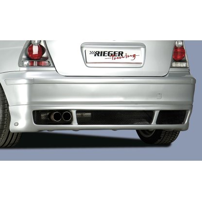 Rieger spoiler pod zadní nárazník pro BMW řada 3 E46 compact po faceliftu r.v. 02/02-, plast ABS bez povrchové úpravy