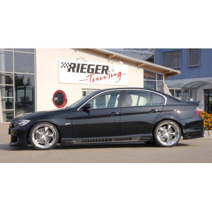 Rieger spoiler pod zadní nárazník pro BMW řada 3 E90, E91 sedan, touring vč. faceliftu r.v. 03/05-08/08, 08/05-08/08, 09/08-, plast ABS bez povrchové úpravy