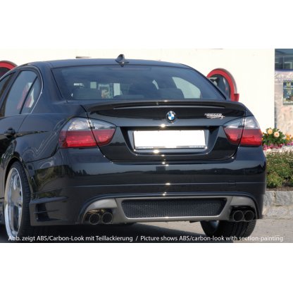 Rieger spoiler pod zadní nárazník pro BMW řada 3 E90, E91 sedan, touring vč. faceliftu r.v. 03/05-08/08, 08/05-08/08, 09/08-, plast ABS bez povrchové úpravy