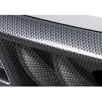 Rieger spoiler pod zadní nárazník pro Fiat 500 312 2-dvéř. r.v. 10/07-, plast ABS s povrchovou úpravou Carbon-Look, pro koncovku vlevo
