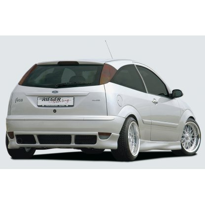 Rieger spoiler pod zadní nárazník pro Ford Focus 1 3-dvéř. r.v. 11/01-, 98-10/01, plast ABS bez povrchové úpravy