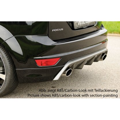 Rieger spoiler pod zadní nárazník pro Ford Focus 2 3-dvéř., 5-dvéř. po faceliftu r.v. 02/08-01/11, plast ABS bez povrchové úpravy