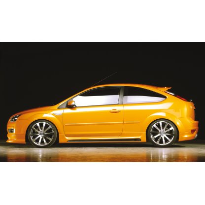 Rieger spoiler pod zadní nárazník pro Ford Focus 2 3-dvéř., 5-dvéř. před faceliftem r.v. 07/04-01/08, plast ABS bez povrchové úpravy, pro vozy s koncovkami na obou stranách
