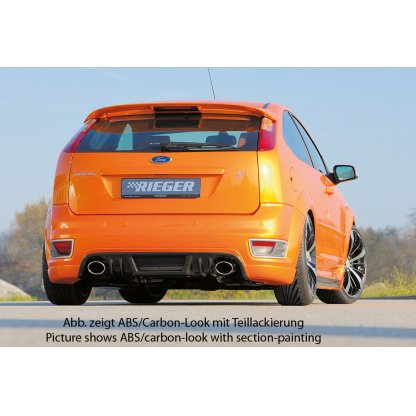 Rieger spoiler pod zadní nárazník pro Ford Focus 2 ST 3-dvéř., 5-dvéř. před faceliftem r.v. 10/05-01/08, plast ABS bez povrchové úpravy