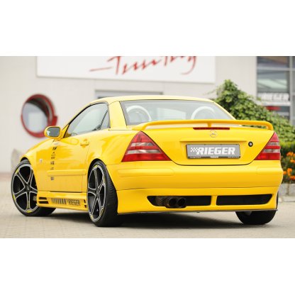 Rieger spoiler pod zadní nárazník pro Mercedes SLK R170 roadster r.v. 09/96-12/00, plast ABS bez povrchové úpravy, r.v. 09/1996-12/2000