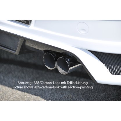 Rieger spoiler pod zadní nárazník pro Opel Astra H 5-dvéř., hatchback, notchback r.v. 03/04-, plast ABS bez povrchové úpravy, pro vozy s dvojitými koncovkami na obou stranách