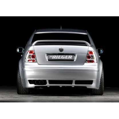 Rieger spoiler pod zadní nárazník pro Volkswagen Bora 1J sedan, plast ABS bez povrchové úpravy