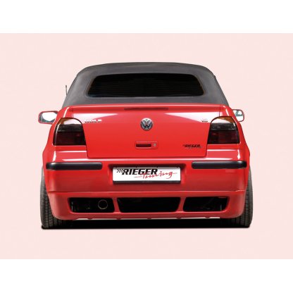 Rieger spoiler pod zadní nárazník pro Volkswagen Golf 4 1J kabriolet r.v. 10/97-03, plast ABS bez povrchové úpravy