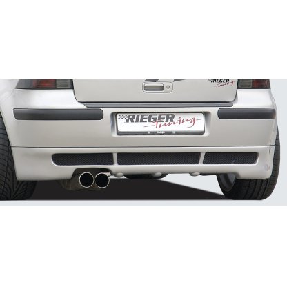 Rieger spoiler pod zadní nárazník pro Volkswagen Golf 4 1J r.v. 10/97-03, plast ABS bez povrchové úpravy, mimo VR6