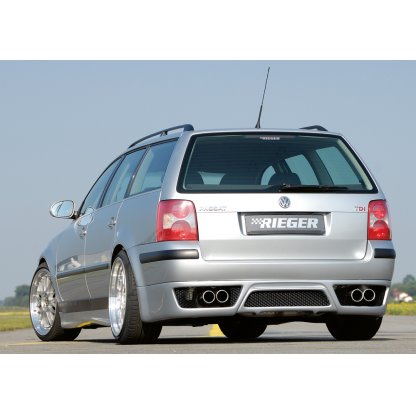 Rieger spoiler pod zadní nárazník pro Volkswagen Passat 3BG combi, plast ABS bez povrchové úpravy