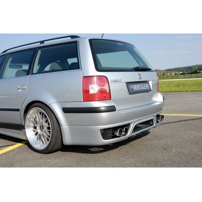 Rieger spoiler pod zadní nárazník pro Volkswagen Passat 3BG combi, plast ABS bez povrchové úpravy