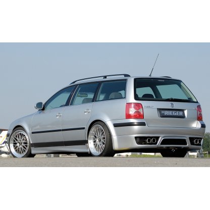 Rieger spoiler pod zadní nárazník pro Volkswagen Passat 3BG combi, plast ABS bez povrchové úpravy
