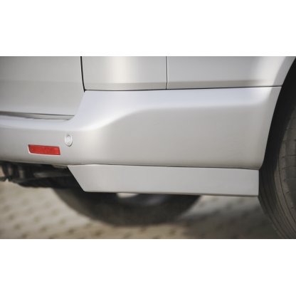 Rieger spoiler pod zadní nárazník pro Volkswagen T5 bus vč. faceliftu r.v. 04/03-08/09, 09/09-, plast ABS bez povrchové úpravy, levý
