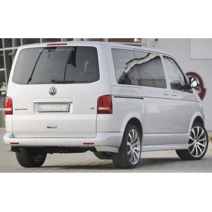 Rieger spoiler pod zadní nárazník pro Volkswagen T5 bus vč. faceliftu r.v. 04/03-08/09, 09/09-, plast ABS bez povrchové úpravy, levý